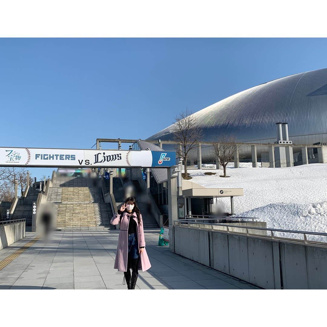 牧野真莉愛さんのインスタグラム写真 - (牧野真莉愛Instagram)「♡ ♡ ⚾️2022パ・リーグ公式戦⚾️ 北海道日本ハムファイターズVS.埼玉西武ライオンズ 2022.3.29(火)🐻札幌ドーム 🐻🐻🐿🦊 うちの試合行きました💖応援❣️❣️❣️ LOVE❤️新庄   つづく ♡ ♡  #LOVE新庄 ❤️ #lovefighters 🐻🐻🐿🦊 @fighters_official  #北海道日本ハムファイターズ 💖 @frep_the_fox  #モーニング娘22 #morningmusume22 #牧野真莉愛」3月30日 0時25分 - maria_makino.official