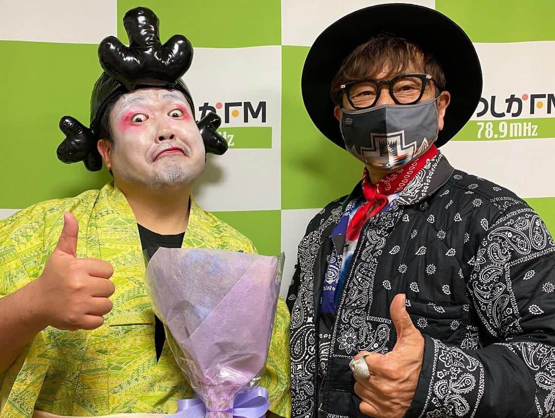 伊津野亮のインスタグラム：「#葛飾FM #あおさも #サモアンスガイ  #最終回 #また会おう　 #最高葛飾FM」