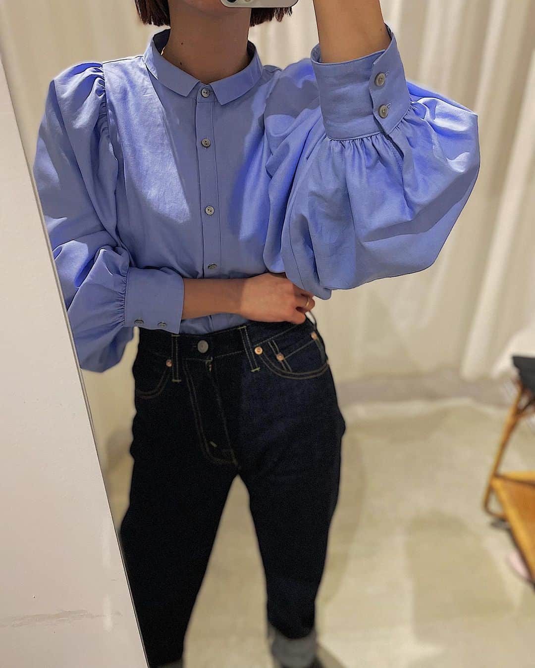 のインスタグラム：「👖🥿🌿 @pur__official  denim pants」