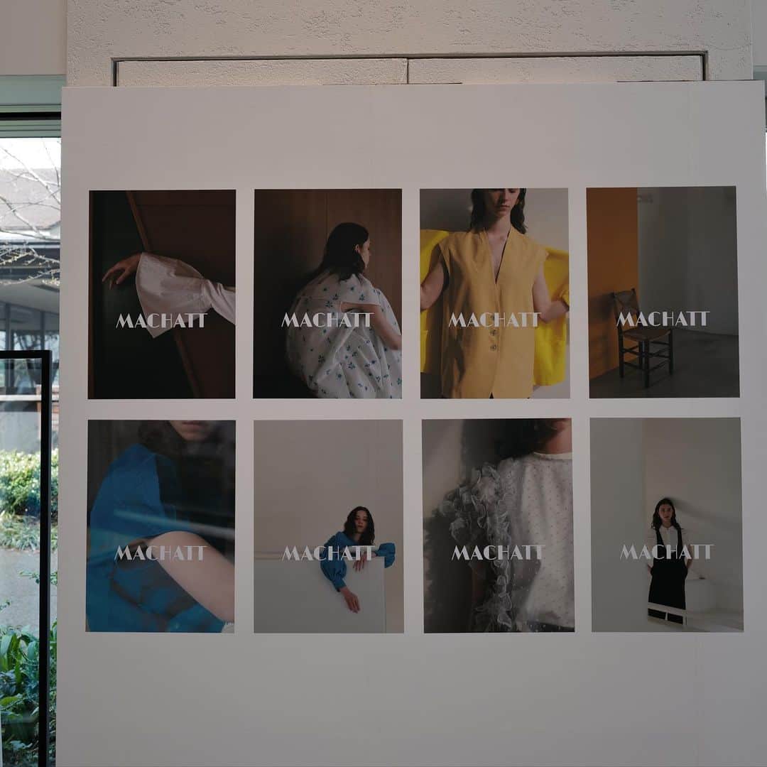 正中雅子のインスタグラム：「@machatt_ 💛💙  #MACHATT #machattpopup」