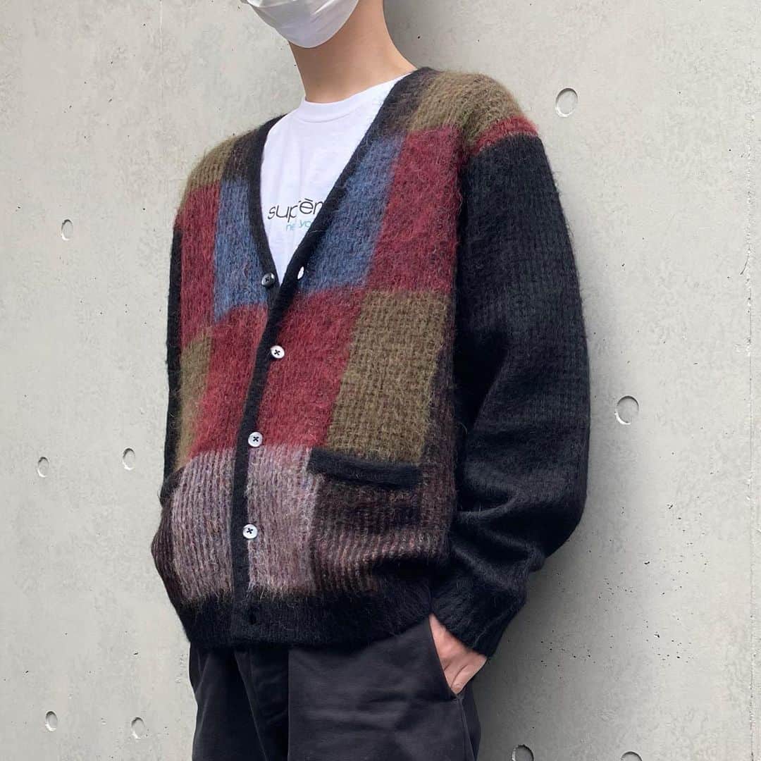 Supreme Brushed Mohair Cardigan 虎 M | angeloawards.com