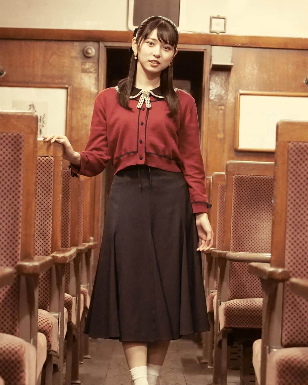 りんご娘さんのインスタグラム写真 - (りんご娘Instagram)「. トレインMusic Video  [Starring] #RINGOMUSUME	 TOKI	 OURIN JONAGOLD	 SAIKA	  [Song]  Words and Music by SHINICHI TOIKAWA	 Arranged by AZUMA HITOMI	   [Exective Producer] SHINICHI TOIKAWA（RINGO MUSIC） [Sound Producer] SHINYA TADA [Director] YUMA HIRAI	 YUICHIRO FUJISHIRO	 [Planning & Production Manager] TSUBASA SHIMODA（ringoame inc.） [Assistant Production Manager] YU ONO	（RINGO MUSIC） DAICHI SAITO	 SHOYA SAKAMOTO	 SHINTARO TOIKAWA	 [Cinematographer] YUICHIRO FUJISHIRO	 YUMA HIRAI [Drone] NAOTO NAKATA	 [Story Board & Lighting & Edit] YUMA HIRAI [Color] YUICHIRO FUJISHIRO [LED Screen] STOCK / TRANS MISSION	 [Hair & Make-up] TAMAKI MORI（As One） [Artist Manager] AYA MIURA（RINGO MUSIC）  [Stylist] KUMIKO SUEYOSHI	 [Costume] F i.n.t F&A an another angelus an anotheangelus Limited Maison de FLEUR Petite Robe canone COTOMONOMARCHE krasota_acc   [Special Thanks] 津軽鉄道株式会社	 アルプスおとめ	 ライスボール	 リーフ	   応援してくださる皆さまへ 愛と感謝を込めて」4月1日 12時48分 - _ringo.musume.com_