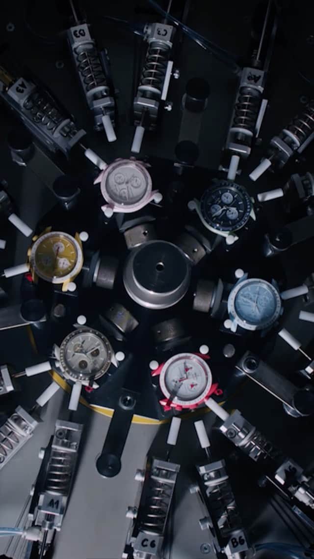 Swatchのインスタグラム：「Watch the video to discover the story behind the bold and playful BIOCERAMIC MoonSwatch collection from @omega and Swatch.  #MoonSwatch #OMEGAxSwatch」