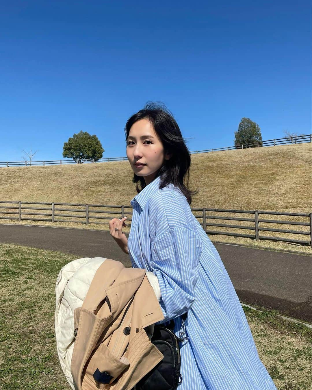 中西渚さんのインスタグラム写真 - (中西渚Instagram)「🌱🌱🌱  #ootd  #april」4月1日 16時23分 - naaaaaaaagis