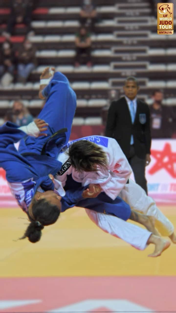 出口クリスタのインスタグラム：「Historic! The battle of the former world champions did NOT disappoint 🔥  Follow the action at live.ijf.org or watch on your IJF JUDO App 📲  #JudoAntalya #Antalya #Turkey #Judo #Sport #Olympics」