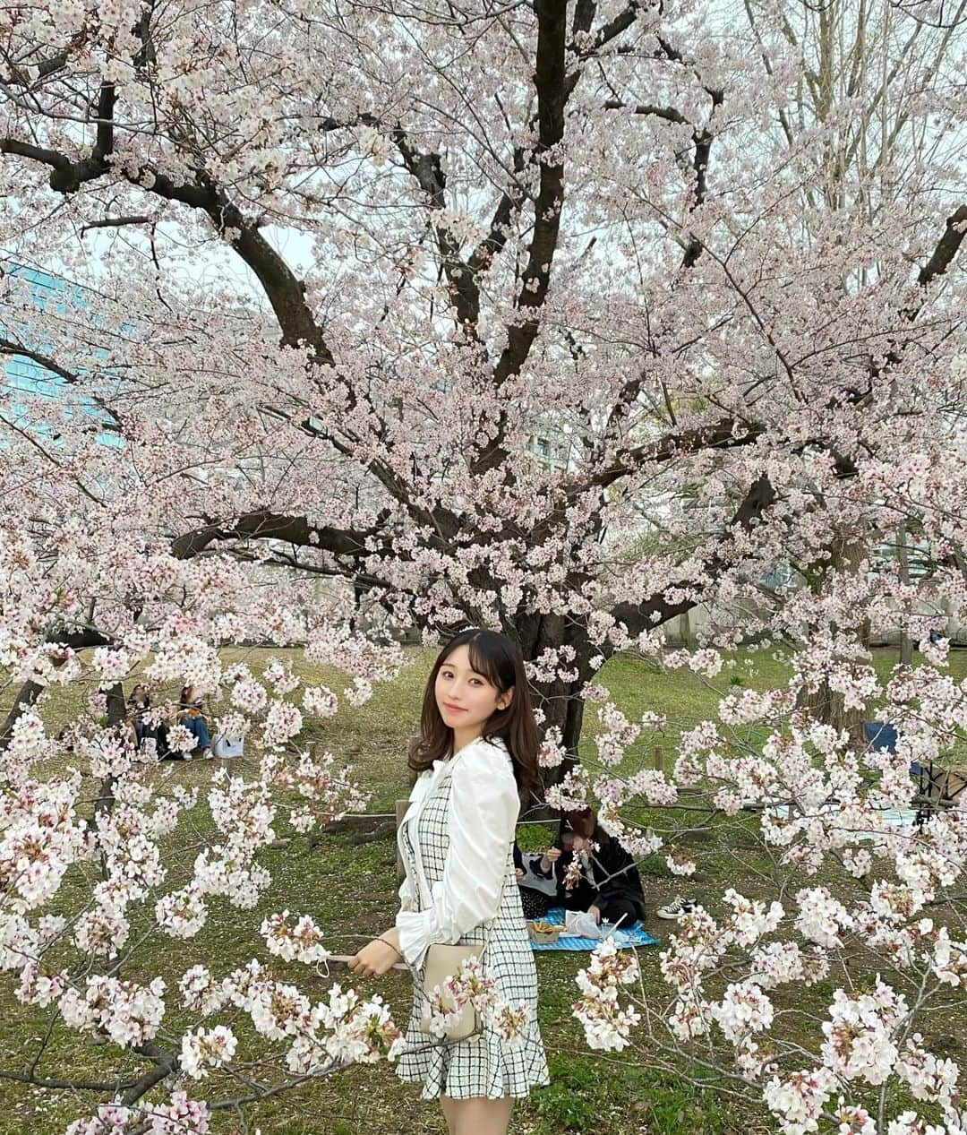 栗原紗英のインスタグラム：「桜🌸🌸」