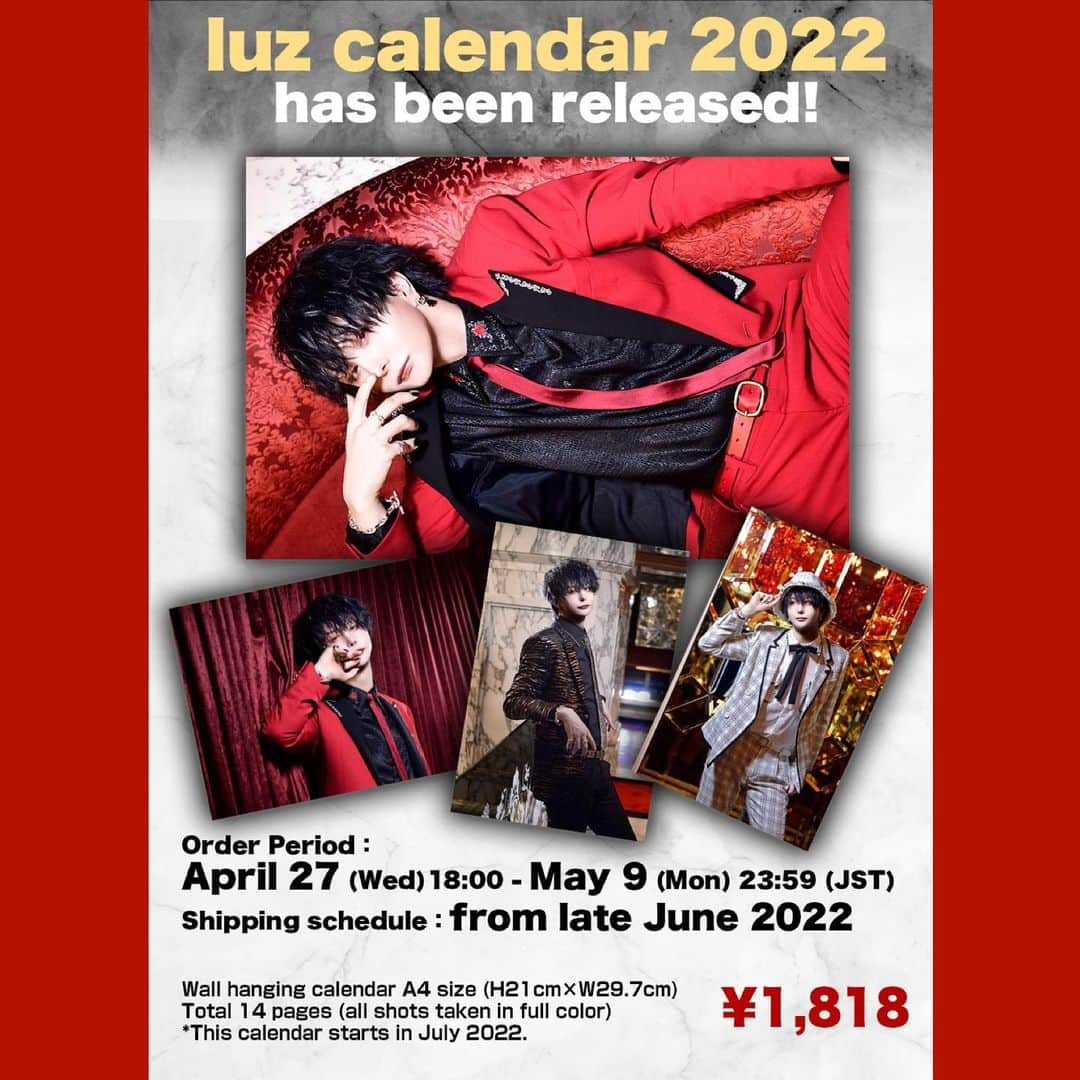 luzさんのインスタグラム写真 - (luzInstagram)「🥀luz calendar 2022🥀  期間：4/27(水)18:00～5/9(月)23:59  https://luz-web.com/goods/calender2022.html  luz calendar 2022 has been released  Order Period: April 27 (Wed) 18:00 - May 9 (Mon) 23:59 (JST) URL: https://shop.ponycan.com/products/list?category_id=&name=luzcalendar2022 NOTE: Merchandise will appear when sales start.  #luz #calendar  #2022  #photography  #gucci」4月26日 20時27分 - luzofficial