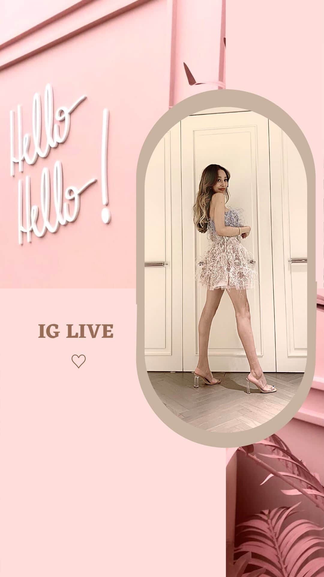 のインスタグラム：「3ヶ国語 Q&A Live🤍💖  コルセットは @the93ave 🥳」