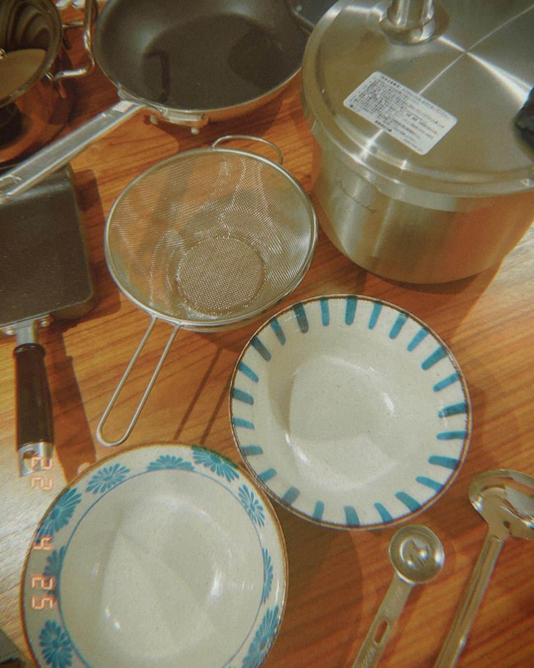 愛甲千笑美のインスタグラム：「かっぱ橋でね、 欲しかったものたくさん買ったの！ しあわせすぎる... 🌼🌼🌼」