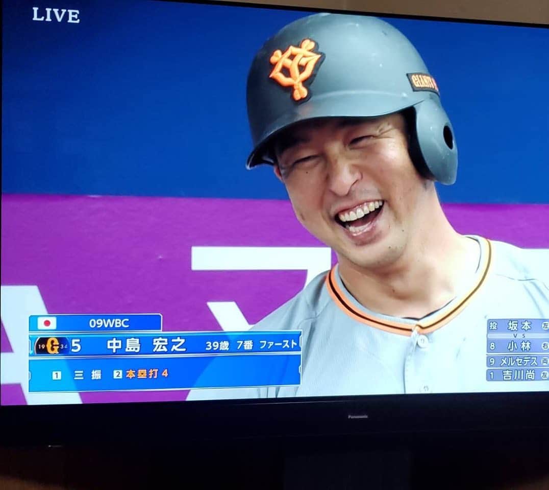 相沢紗世のインスタグラム：「満塁ホームラン⚾️❣️❣️❣️」