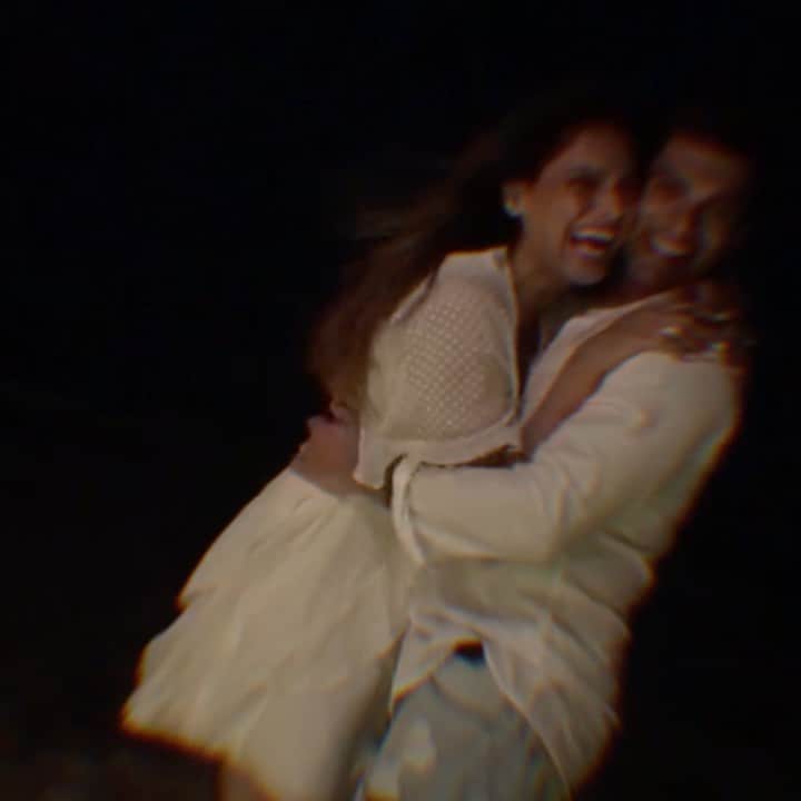 ビパシャ・バスーのインスタグラム：「All my ❤️ Now & Forever ❤️ #happy6thofficialmonkeyversary #monkeylove  Ps -can’t believe how my not socially active baby made such a sweet video for me . Please observe the beach shot … he got cropped in it 😂😂😂 🙈❤️🤗His singing makes the video soooo special ❤️❤️❤️❤️」