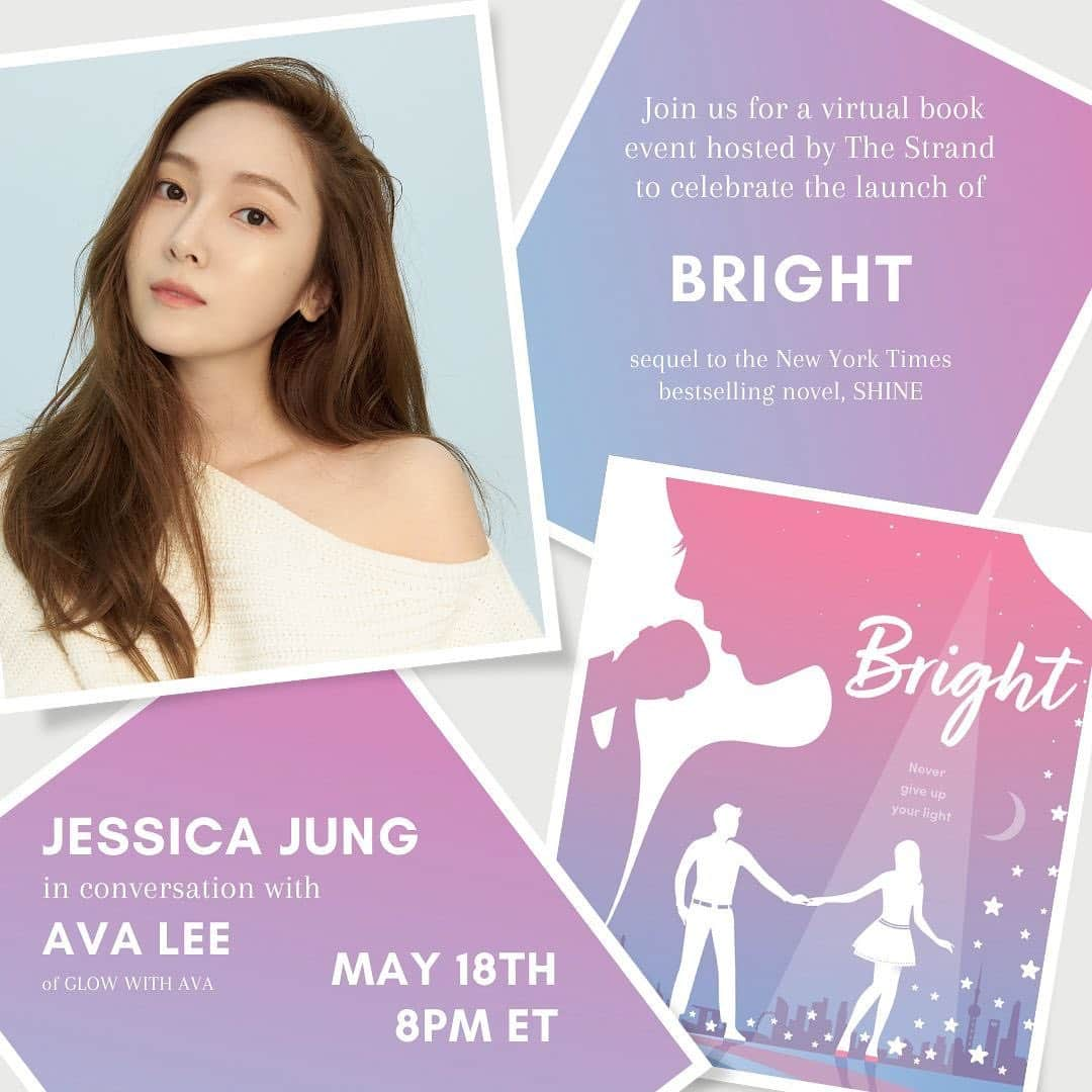 ジェシカ さんのインスタグラム写真 - (ジェシカ Instagram)「Join me on MAY 18th💕📖💎✨#readBRIGHT - @strandbookstore @simonteen #linkinstories 😉」4月28日 12時11分 - jessica.syj