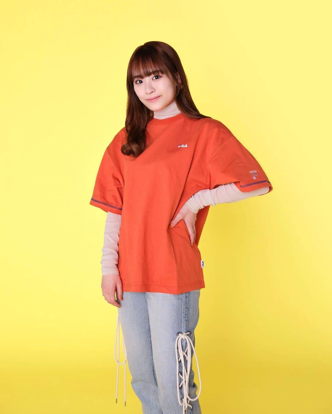 Girls²さんのインスタグラム写真 - (Girls²Instagram)「♡ 小田柚葉 /YUZUHA ODA  #ABCMART #ABCマート #FILA #フィラ #コラボ #Girls2 #ガールズガールズ #CmonNeoZipang #JugaJugaJungle #小田柚葉」4月28日 15時40分 - girls2_official