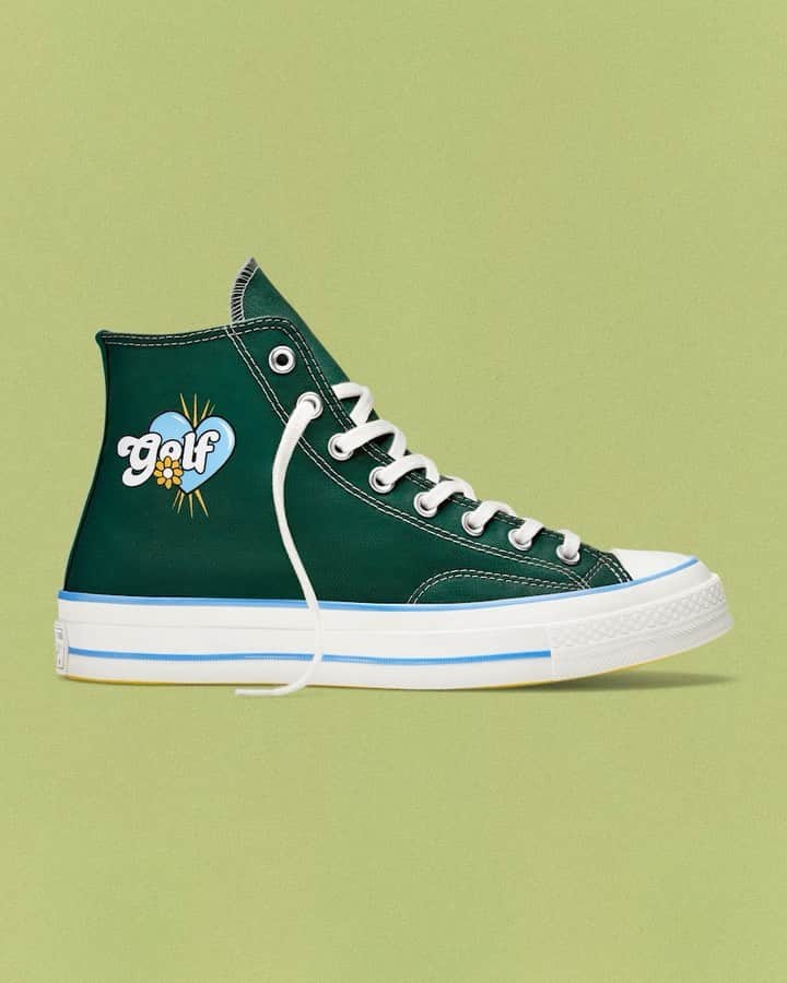 converseのインスタグラム：「Fully customizable @golfwang Converse? Say less. 🙌  Available now on Converse.com. #CreateNext」