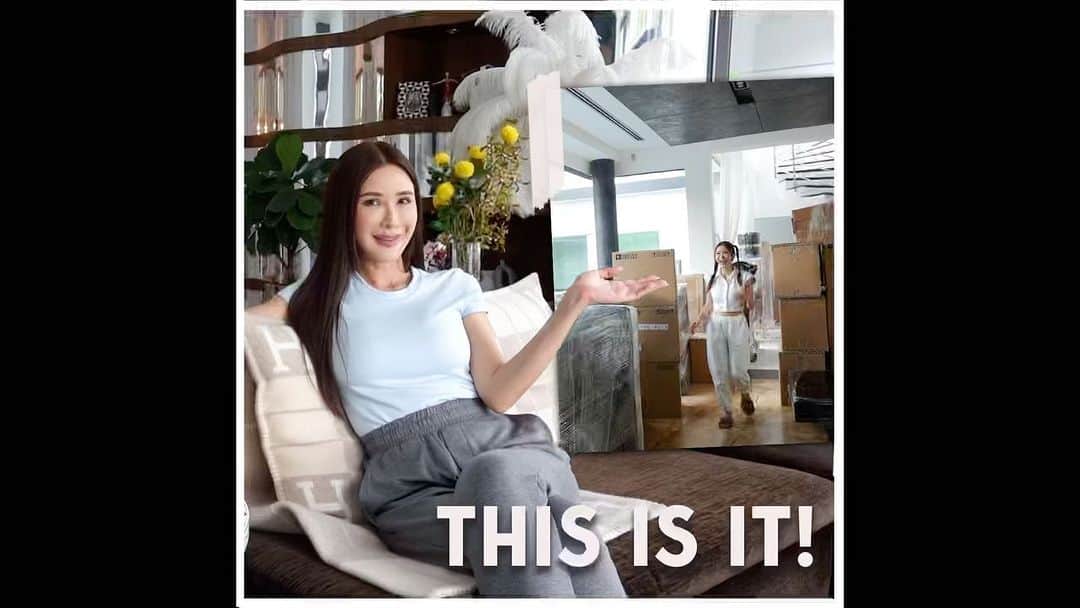 ジェイミー・チュアのインスタグラム：「Finally, after what felt like a million years, I’ve settled into my temporary home! Honestly, I’ve never been happier living at the cove!   Take a peek at my new home and all the craziness that happened while moving here. Full moving vlog is now up on my YouTube channel (link in bio)!」