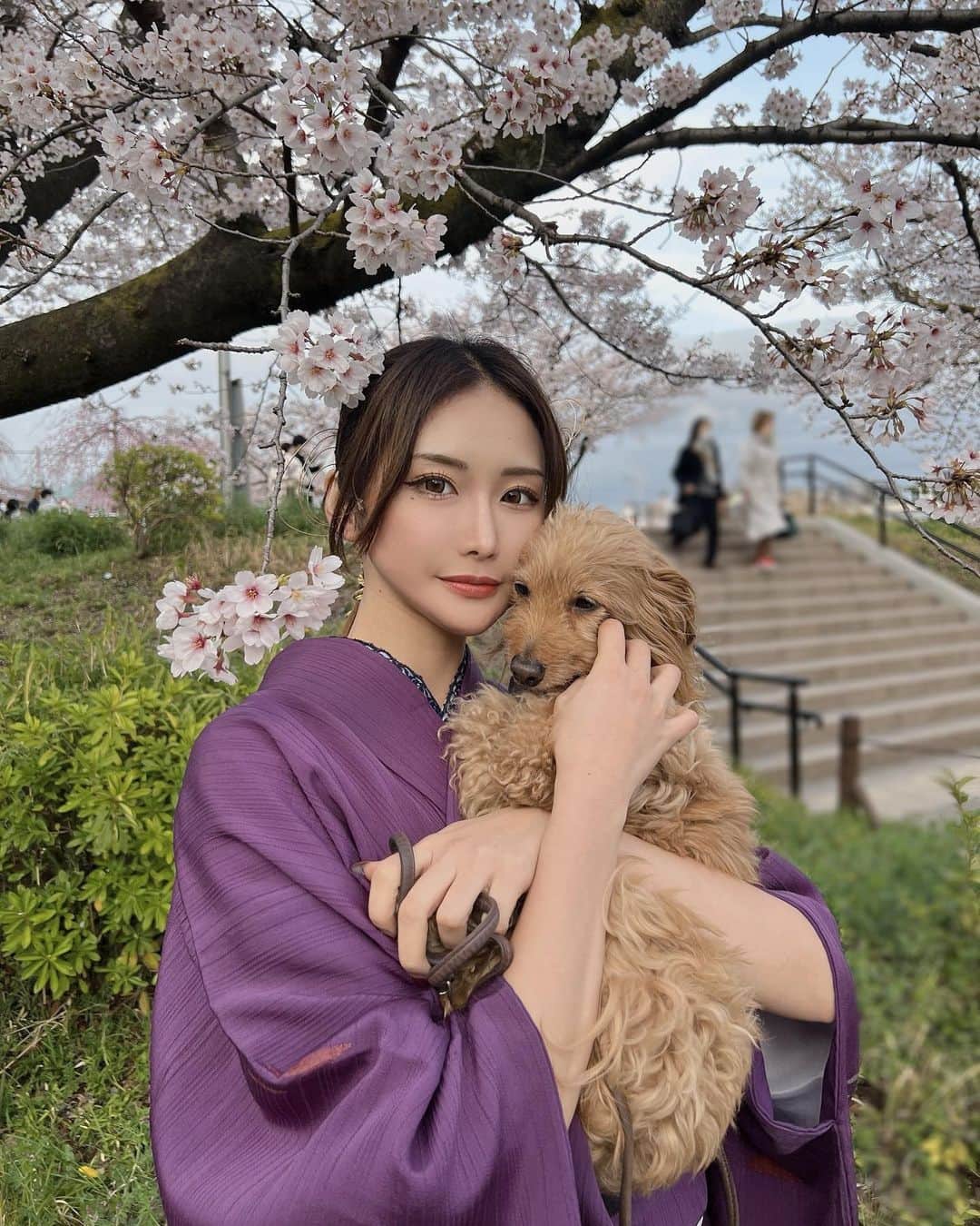 CHIHAさんのインスタグラム写真 - (CHIHAInstagram)「投稿遅くなっちゃった🌸  #kimono #kimonostyle #cherryblossom  #japan #asakusa  📸 @gumpsuzuki  🏋️‍♂️ @tokyorickshaw」4月29日 18時32分 - chiha6170