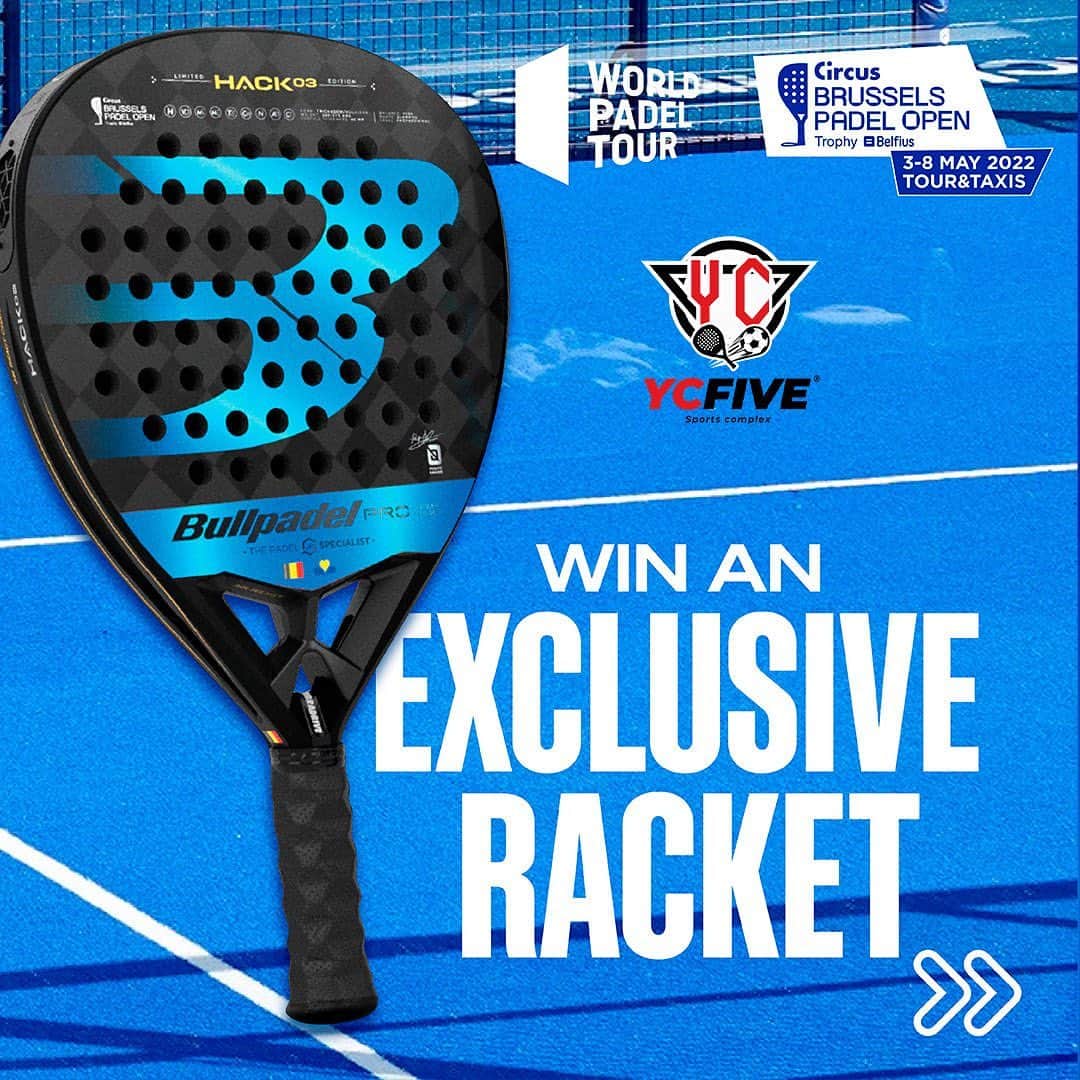 ヤニック・フェレイラ・カラスコのインスタグラム：「Come join us at the Circus Brussels Padel Open (pre)qualifications! 🎾 From May 1st until May 3rd, the pre qualif and qualif of the Belgian stage of the @worldpadeltour will take place in the YCFIVE sports complex. I am dropping by on Sunday to cheer on the participants, you as well?   To celebrate this exciting event, @ycfive is giving away an exclusive padel racket! 🙌   Want to participate?   👉 Like this post  👉 Tag 3 friends + tell us why you want to win this racket  👉 Follow @ycfive and @wptbrussels  The winner will be announced on May 2nd.   •  #YCFIVE #YC5 #Padel #CircusBrusselsPadelOpen  @worldpadeltour」