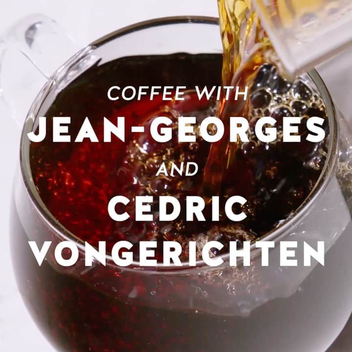 Blue Bottle Coffeeのインスタグラム：「We see coffee as more than just a morning wake up call, but something that inspires creativity and innovation. To explore this, we sat down with renowned @michelinguide chefs Cédric Vongerichten (@cedvongerichten) and his father Jean-Georges (@chefjgv) to hear how they’re breaking boundaries in the culinary world. Watch to find out why it's easier to open a new restaurant than change a menu, and who’s more difficult to work with in the kitchen.」