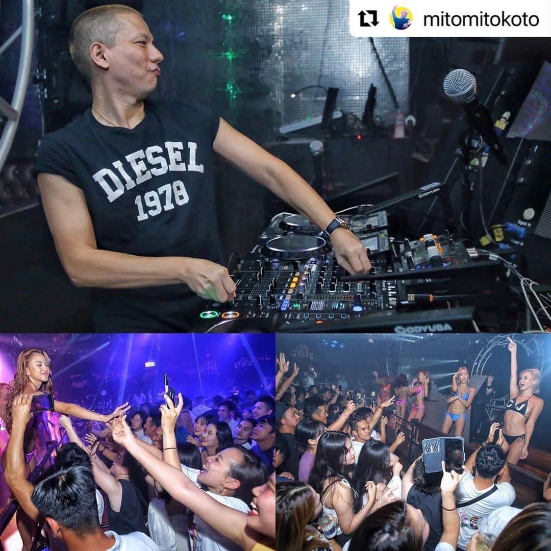 CYBERJAPAN Staffのインスタグラム：「今夜は！ @mitomitokoto  今夜は3年ぶりの BIKINI NIGHT in 沖縄！ メンバーは HARUKA, KAREN, JUNON, CHIAKI, MIYABI, HARACHAN！ 是非、 @epicaokinawa で大集合！  #cyberjapan #サイバージャパン #epicaokinawa」
