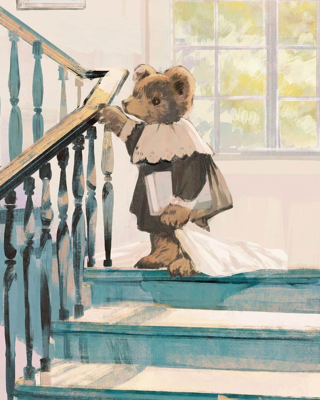 tonoさんのインスタグラム写真 - (tonoInstagram)「#illustration #catfamily #rabbitfamily #bear」4月7日 0時01分 - rt0no