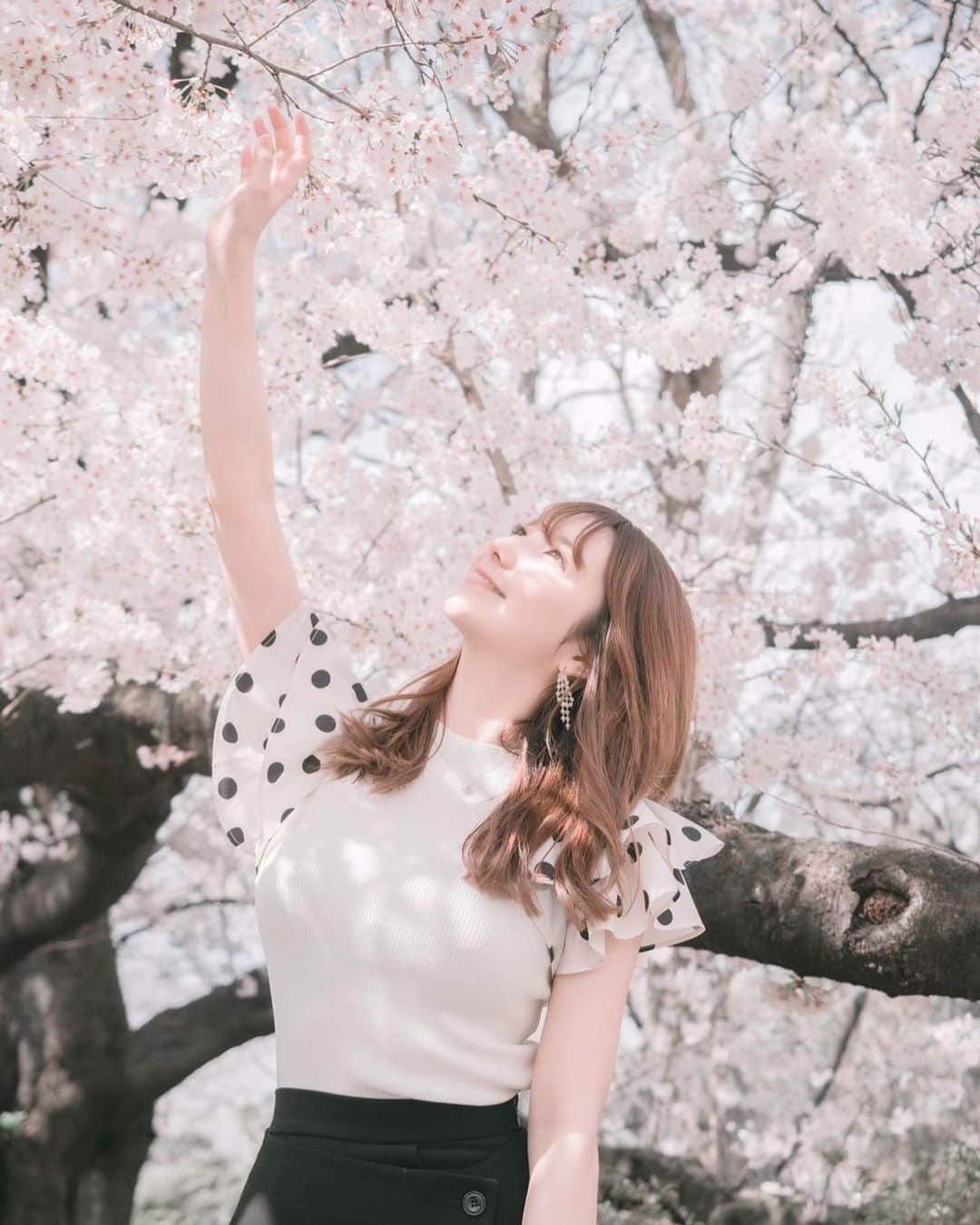 堀みづきさんのインスタグラム写真 - (堀みづきInstagram)「今年もあっという間に桜の季節が過ぎていくね🌱🌸  #photo#photography#cherryblossom#桜#お花見#新宿御苑」4月6日 18時20分 - mizuki_027
