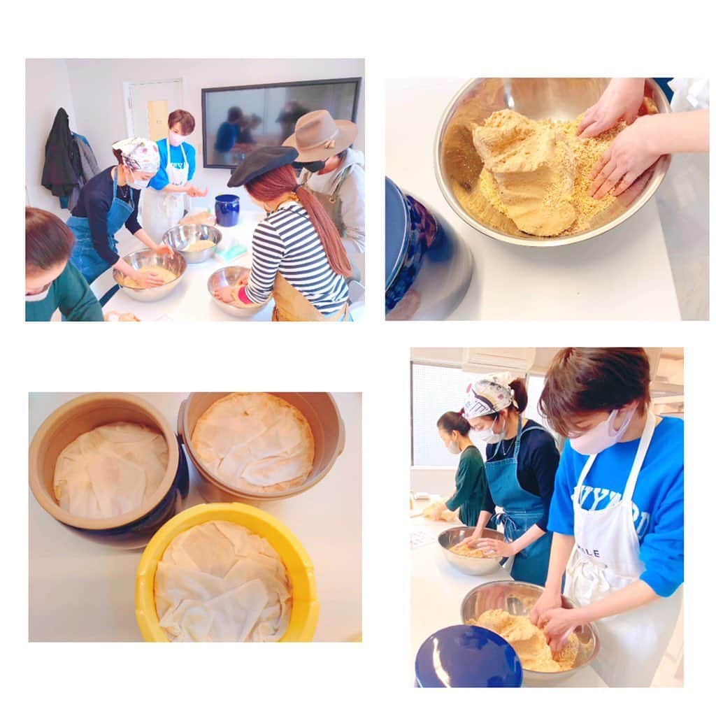 吉瀬美智子さんのインスタグラム写真 - (吉瀬美智子Instagram)「今年もやりました❣️ I love handmade miso.(笑) 台本の事を頭の片隅へ・・・ 良い気分転換に✨ 今年はどんなお味噌が出来ますかね〜」4月6日 19時43分 - michikokichise