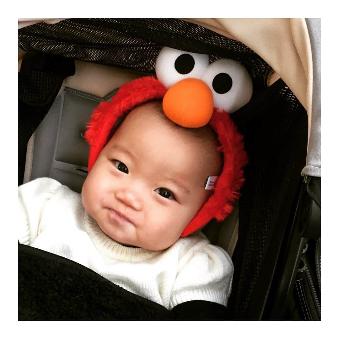 優木まおみさんのインスタグラム写真 - (優木まおみInstagram)「何も意識せず、好きなのを購入したのに、あれ？なんかこれ見たことある？と思ったら赤ちゃんの時にねえねがつけてたカチューシャでした。  自然に赤ちゃんの時と同じカチューシャを選んでるねえねが愛おしい。」4月7日 18時00分 - yukimaomi