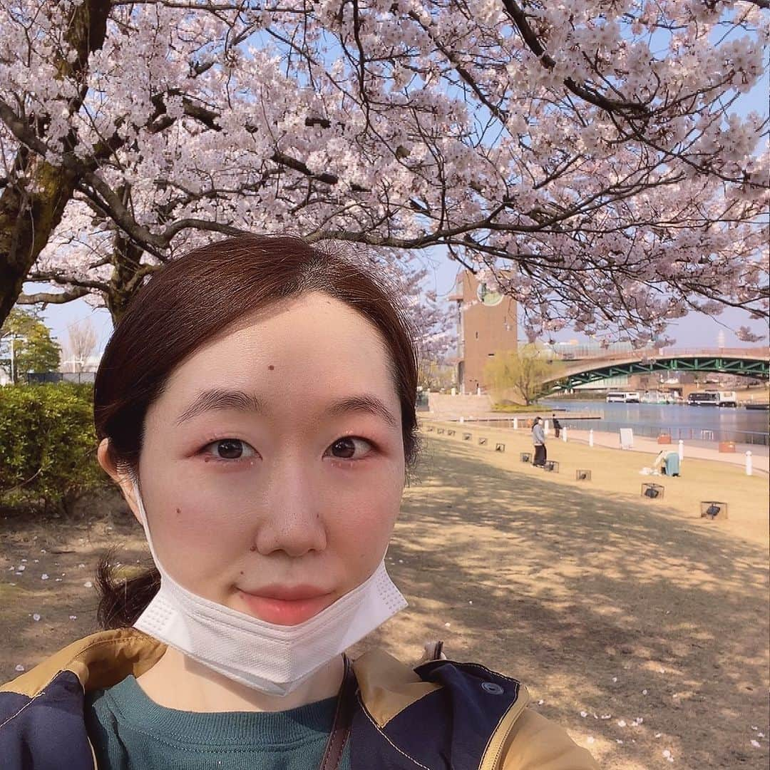 堀池真緒のインスタグラム：「昨日、富山市でソメイヨシノが満開になったと発表されました🌸  #朝活 して #富岩運河環水公園 に桜を見に行きました💓  4月から気ままプランに復帰しました✨ 14時の新コーナーも始まりました💁🏻‍♀️ ぐるぐるまいっちんぐ〜🌀も復活したのでぜひご参加ください☺️ 朝の番組Breakfast Showは4月からも(月)(火)を担当しますので、こちらもよろしくお願いいたします🧚🏻‍♀️   #桜 #sakura #お花見 #富山 #富山市 #toyama #環水公園 #アナウンサー #ラジオパーソナリティー #ラジオパーソナリティ」