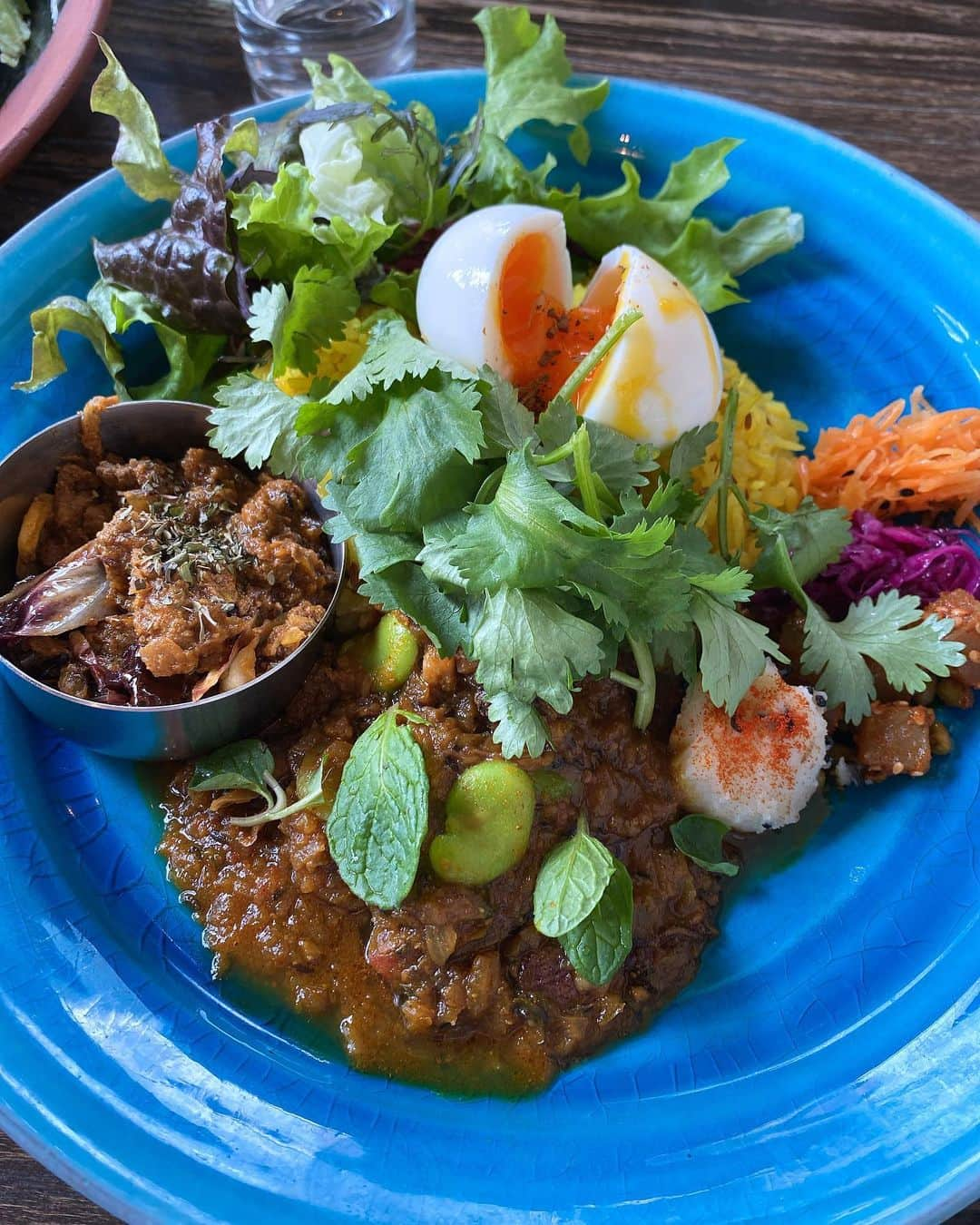 おたけさんのインスタグラム写真 - (おたけInstagram)「たまにはカレーも食べるのさ！  蝦夷鹿のカレー ホタルイカのカレー  やっぱりカレーはうまい！！  #カレー #curry #トレーニング #パーソナルトレーニング #減量 #ダイエット #ジャンポケ #おたけ #グッドラックカリー」4月7日 12時38分 - poket1202