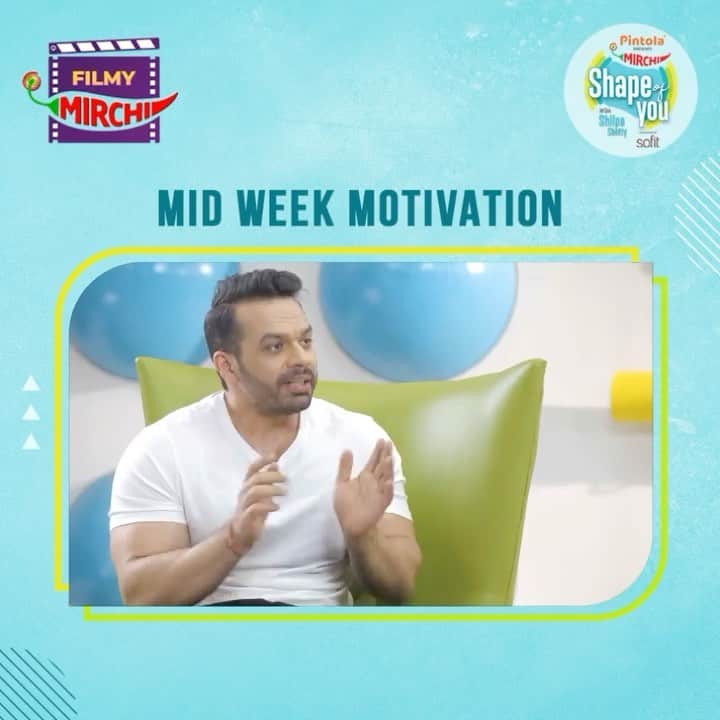 Gaurav Tanejaのインスタグラム：「Posted @withregram • @filmy.mirchi All you need is determination and a teeny tiny bit of belief. Protein shakes can take a break🌚  #midweekmotivation with @taneja.gaurav and @theshilpashetty only on #PintolaShapeOfYou #FlyingBeast」
