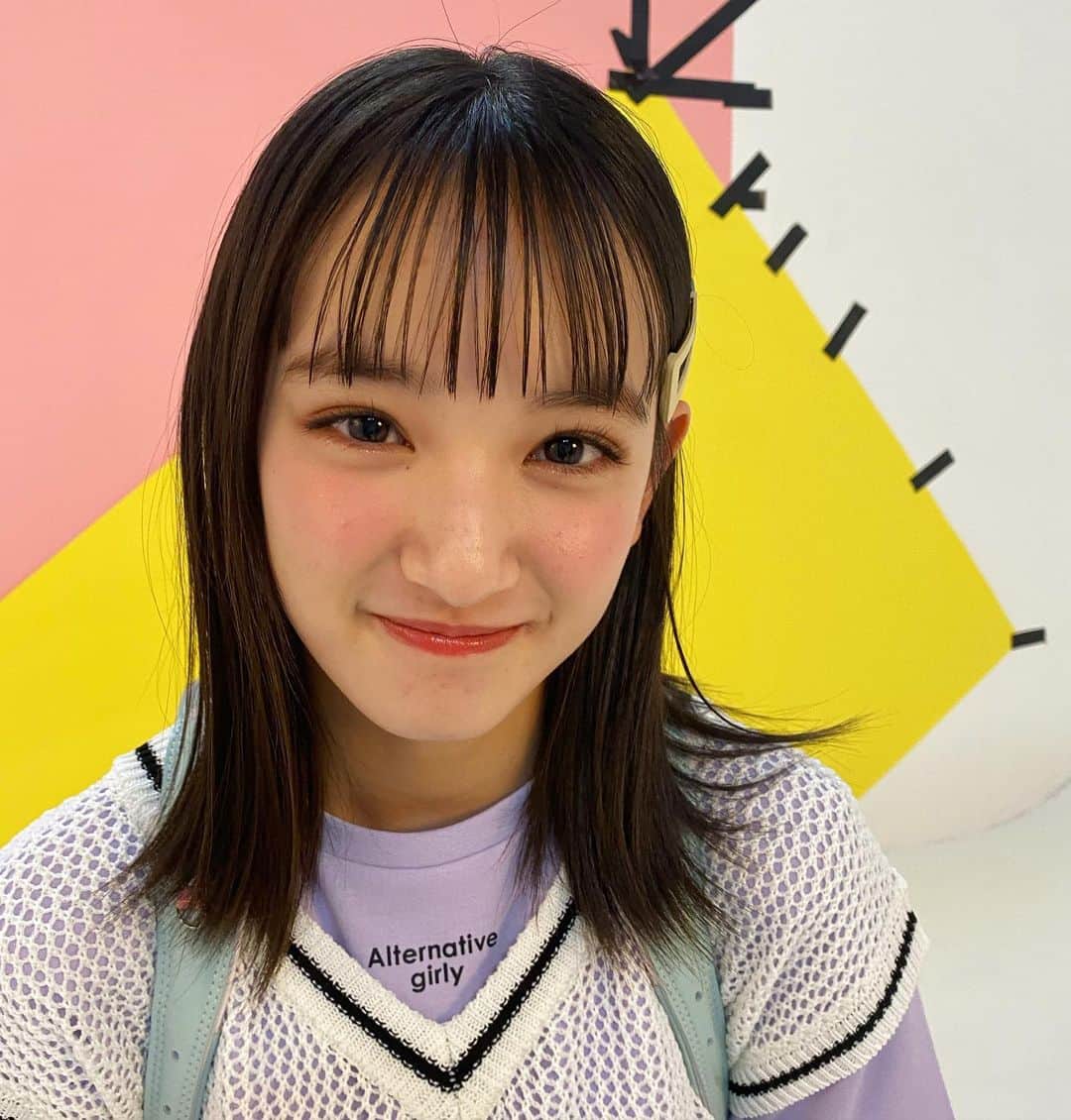 ニコ☆プチのインスタグラム：「. . おきゃわ😉💖 . #川口莉奈 #ニコプチ .」