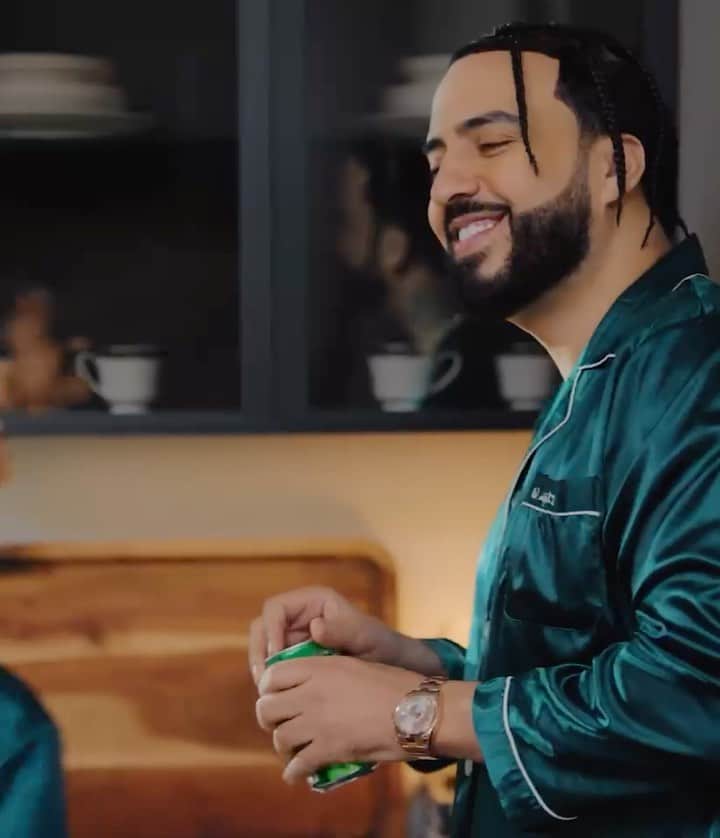 フレンチ・モンタナのインスタグラム：「FROM THE SOUTH BRONX TO CANADA DRY 🌊 “BIG COMFY“ OUT NOW」