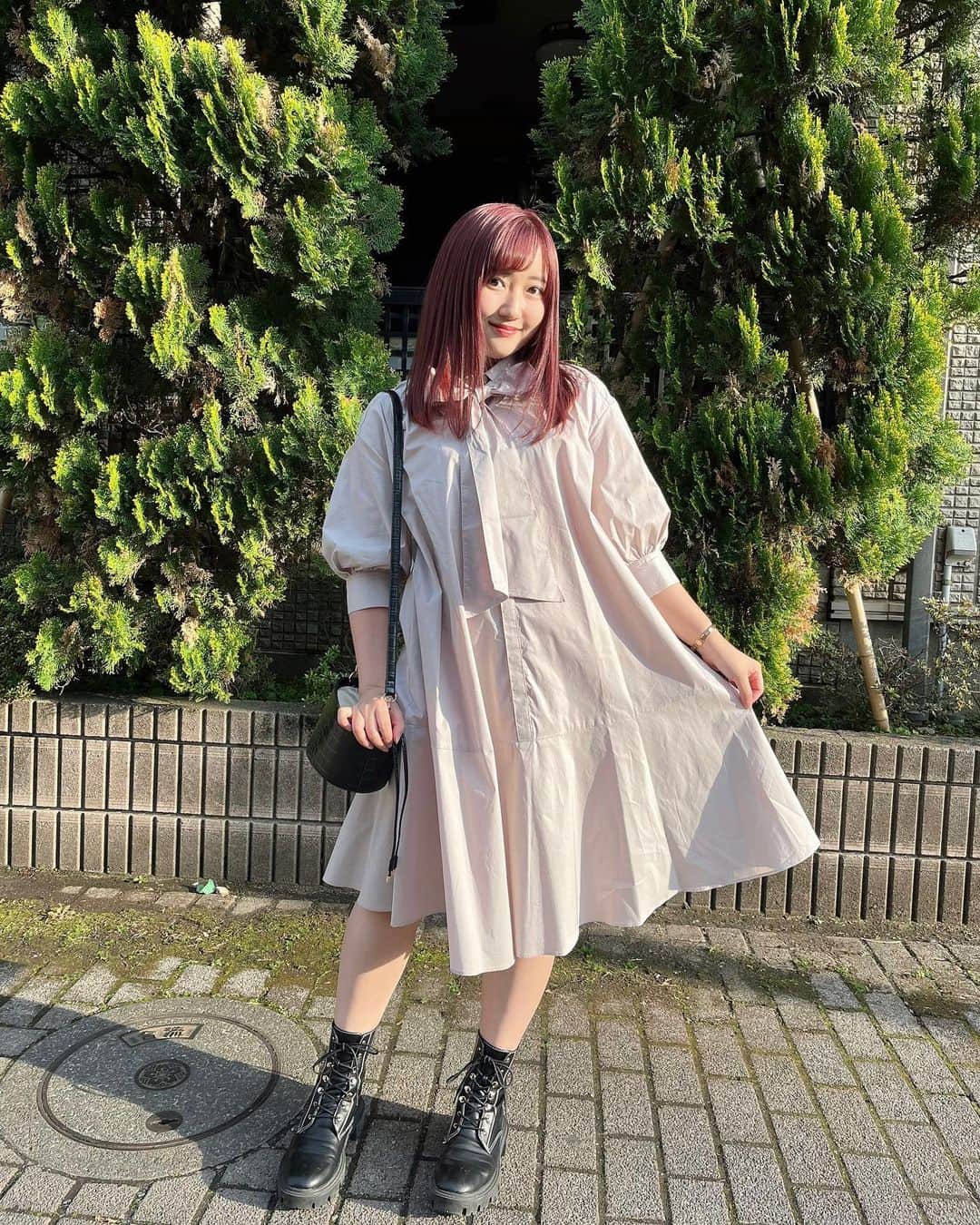 山下夏生のインスタグラム：「@and.couture のおニューワンピどう💗？？ (投稿久々すぎてやっぱりタグ付けわからない…)」