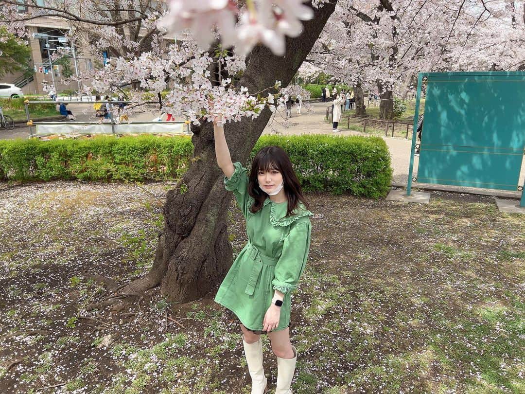 宮下玲奈のインスタグラム：「#お花見　#桜　#上野」