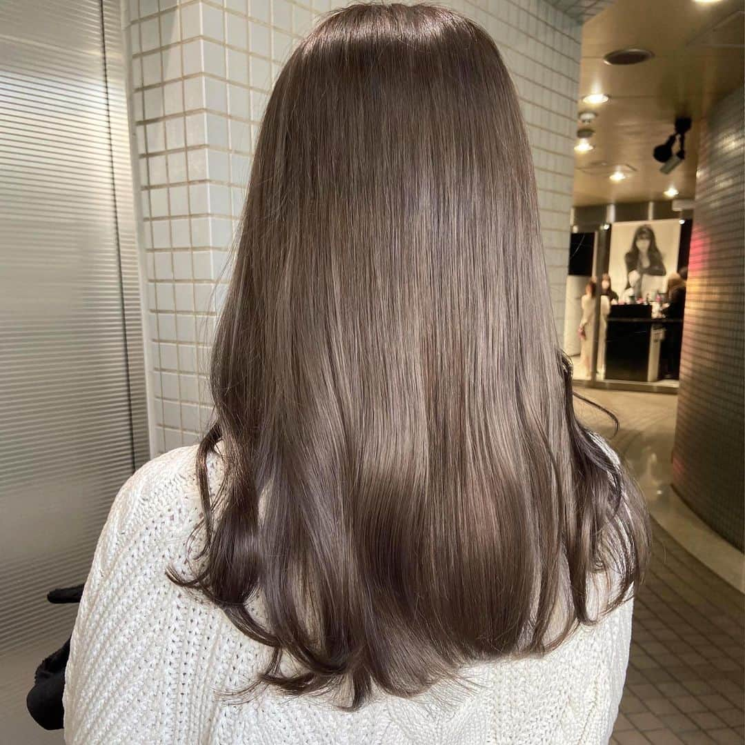 佃加菜さんのインスタグラム写真 - (佃加菜Instagram)「french sheer beige🤍 #ブリーチ無し ブリーチ無し」4月8日 22時09分 - tsukuda_kana