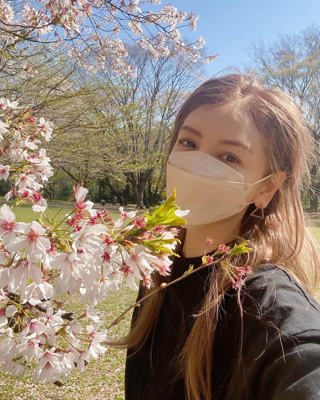 美香さんのインスタグラム写真 - (美香Instagram)「本日21時より🌸 @bi_su_official  美巣インスタライブします！  ひとりでマイペースに進行します！大丈夫かなぁ笑  みんな助けてね😘笑  大好きな桜。 葉桜になっていたけれど 美しかった🌸 そして髪色がたまらなく好きだ🙈」4月8日 15時43分 - mikaofficial99