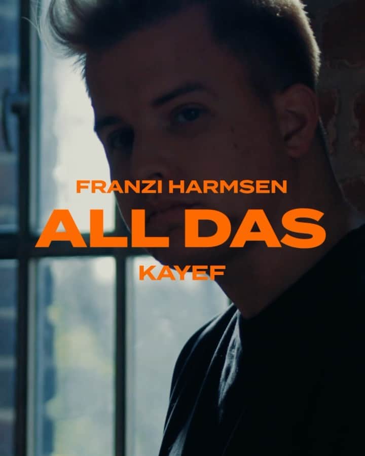 Kayefのインスタグラム：「Endlich! Checkt die neue Single #ALLDAS von @franziharmsen und mir jetzt überall ❤️‍🔥」