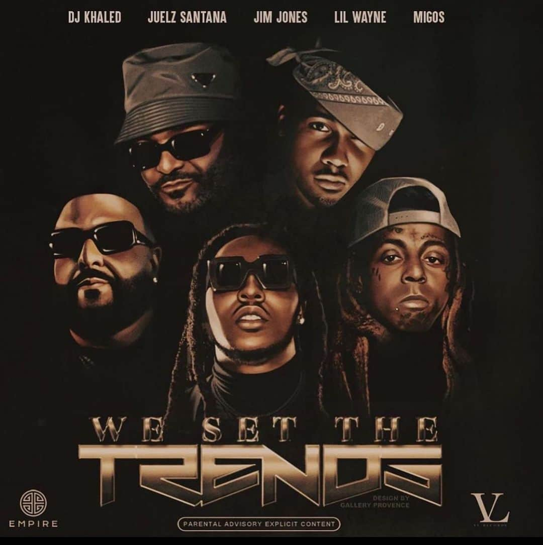 Migosさんのインスタグラム写真 - (MigosInstagram)「W E  S E T  T H E  T R E N D S  R E M I X  O U T  N O W! 🔥 @jimjonescapo @djkhaled @liltunechi @thejuelzsantana」4月9日 7時33分 - migos