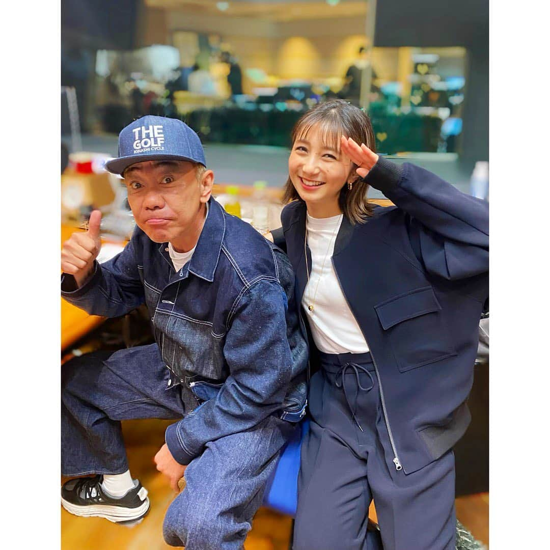 近藤夏子さんのインスタグラム写真 - (近藤夏子Instagram)「.    おっはよーございます！ 今日も楽しく木梨の会💛 　 フェスを振り返り〜 マスターズ観ながら〜 今日も楽しい、あっという間の時間でした☺️💛 　  ノリさんとネイビーのセットアップで ちょっと服装が似てた🥰 　 聞き逃した方 radikoでお楽しみくださいな💗 　 そしてもちろん GYAOもチェック💛 　 　 . #木梨の会 #木梨フェス」4月9日 8時06分 - kondokako0804