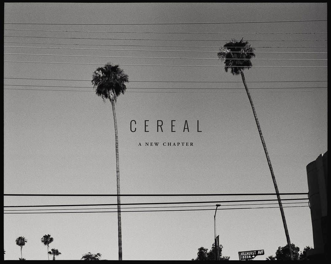 のインスタグラム：「This year, we celebrate 10 years of Cereal!  We have relocated our headquarters to Los Angeles, and are now working on a new online home — which will launch in summer 2023 — with the view of becoming a digital platform and creative studio.   We will also continue to publish in print, with select books and special projects.   We are looking forward to this new chapter of Cereal, as we enter a new decade for the brand.」