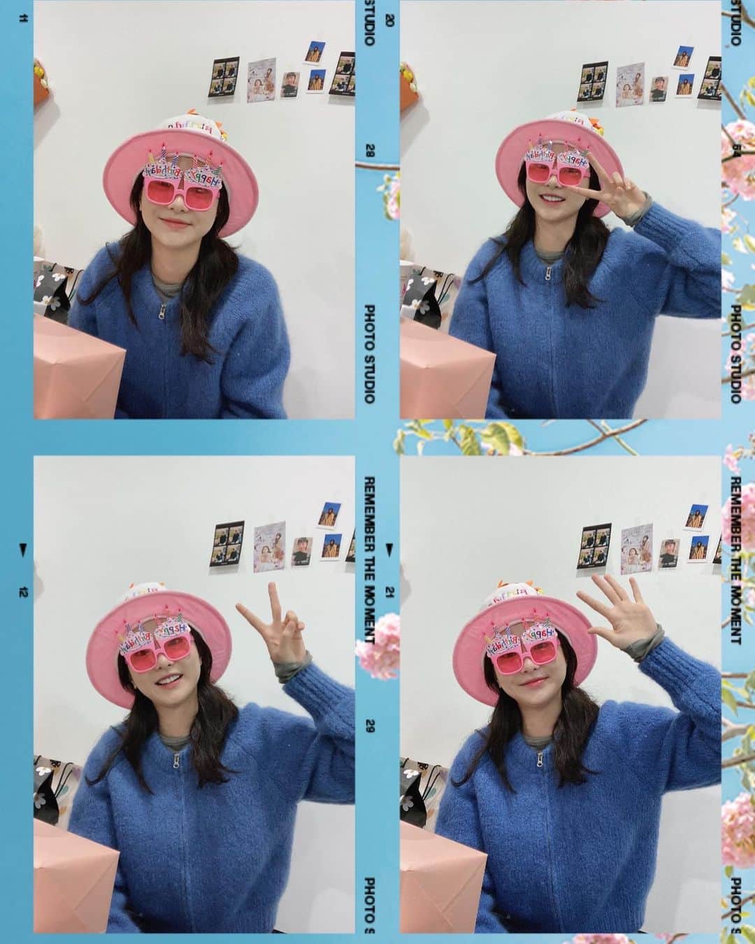 のインスタグラム：「생일을 축하해주신 팬 여러분들 항상 너무 감사드려요! 덕분에 매년 행복한 생일을 보내고 있어요! 감사합니다 😳」