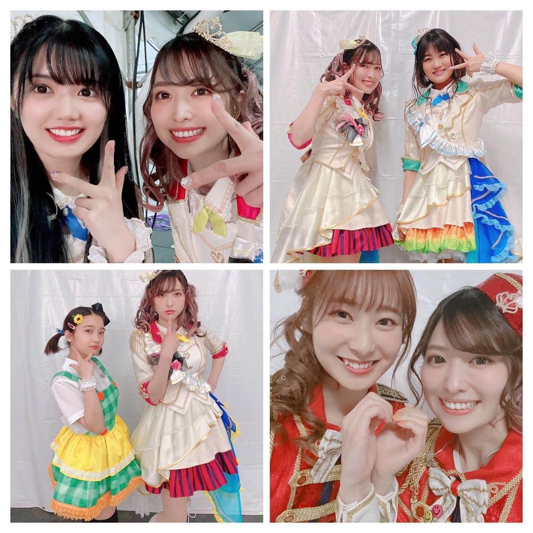 佳村はるかのインスタグラム：「❶GAL写真 原宿ギャルや、ちびっ子ギャル、壮大なギャルや、生まれた時からのGAL✌️  ❷❸❹2ショット写真ー！ みんな素敵すぎたの… ライブをみていて こんな素敵な人達と仲間なんだなぁーって、なんだか泣けてきちゃう…。  芹亜と写真が撮れなかったんだけど、もらったアクスタをのせました！ずっと私に渡そうと持っていてくれたと思うとなんか胸がぎゅっとなる！ありがとうー！😭  ❺みんなで撮った写真ー！ 久しぶりに会えて嬉し楽しかった！💕もうほぼ同窓会だった！ もはや第二の故郷って感じ😂  ❻1s tメンバーと撮った♡ このメンバーで歌えて嬉しかった😭 ふーりんといっぱい色んな写真撮ったんだけどお互い高確率でブレてておもしろい😂  ❼マネージャーさんが撮ってくれた謎の動画 （ほんと謎！）  ❽セレンディピティ✨ 色んな思い出がつまった衣装  この後からオフ写真のつもりだったんだけど、お気に入りなので載せちゃう！  ❾ちっすーと いい笑顔でしょ？😉 そして、ちっすーのダンスは芸術だと思うの！  ➓10周年の家族写真。 今回は私が子供ポジションです。  しかも、写真とろー！と言いつつ 場所を移動したら誰もカメラ持ってきてなくて笑った😂  たぶん、これで写真撮ってもらった人全員のせたと思う！！見落としてないかいっぱい確認したんだけど…なんせん枚数が多すぎで自分を探せてないかも！ のってないって人はすみませんが連絡くださいーーー🙇‍♀️💦めちゃくちゃ謝ります！！  そしてそして最後に U149アニメ化おめでとうございますー！！ 密かにずっとまりえってぃと アニメ化を応援してました！！✨  こんな素敵な事が10周年ファイナルで発表されて私はも本当にうれしいです🙏💕おめでとうーー！！！  主題歌とか挿入歌とかエンディング曲とかこれからいっぱい大好きな曲が増えそうで楽しみです♫  これからも応援してますっ！！  #シンデレラガールズ #シンデレラガールズ10周年  #u149」