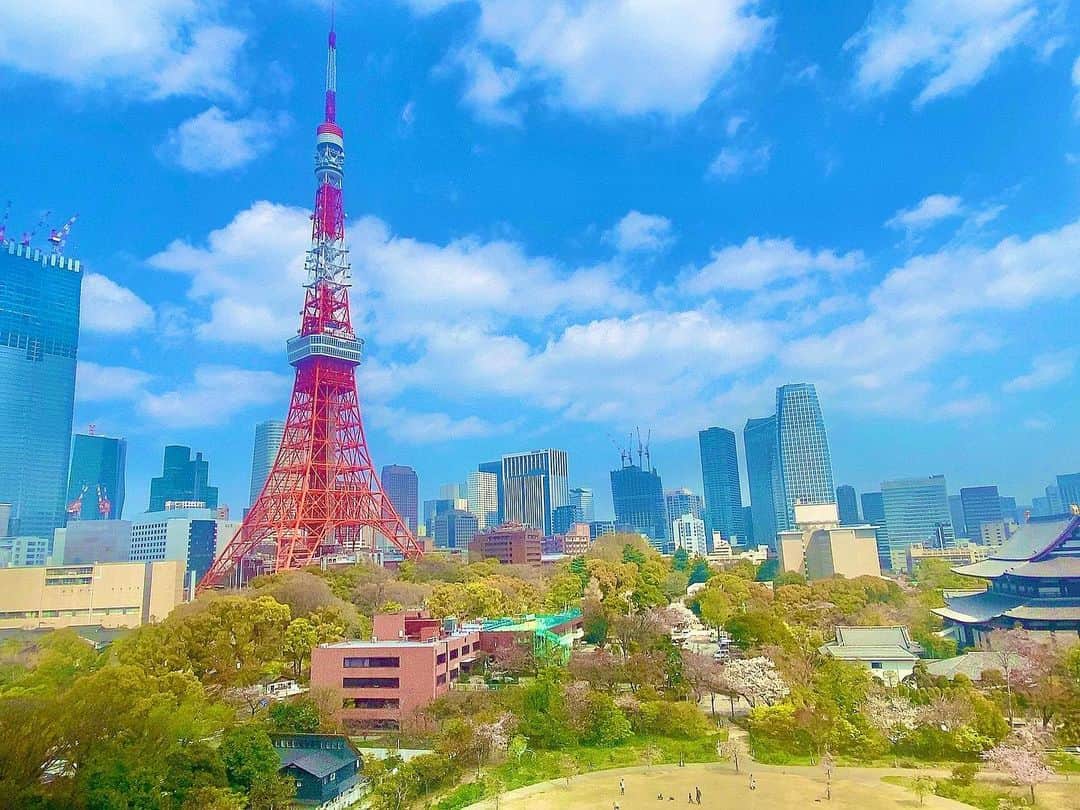 中山琴葉のインスタグラム：「⁡ ⁡ ⁡ やっぱり東京タワーって 素敵ですよね🗼🤍 ⁡ ⁡ 加工したら絵みたいになった笑」