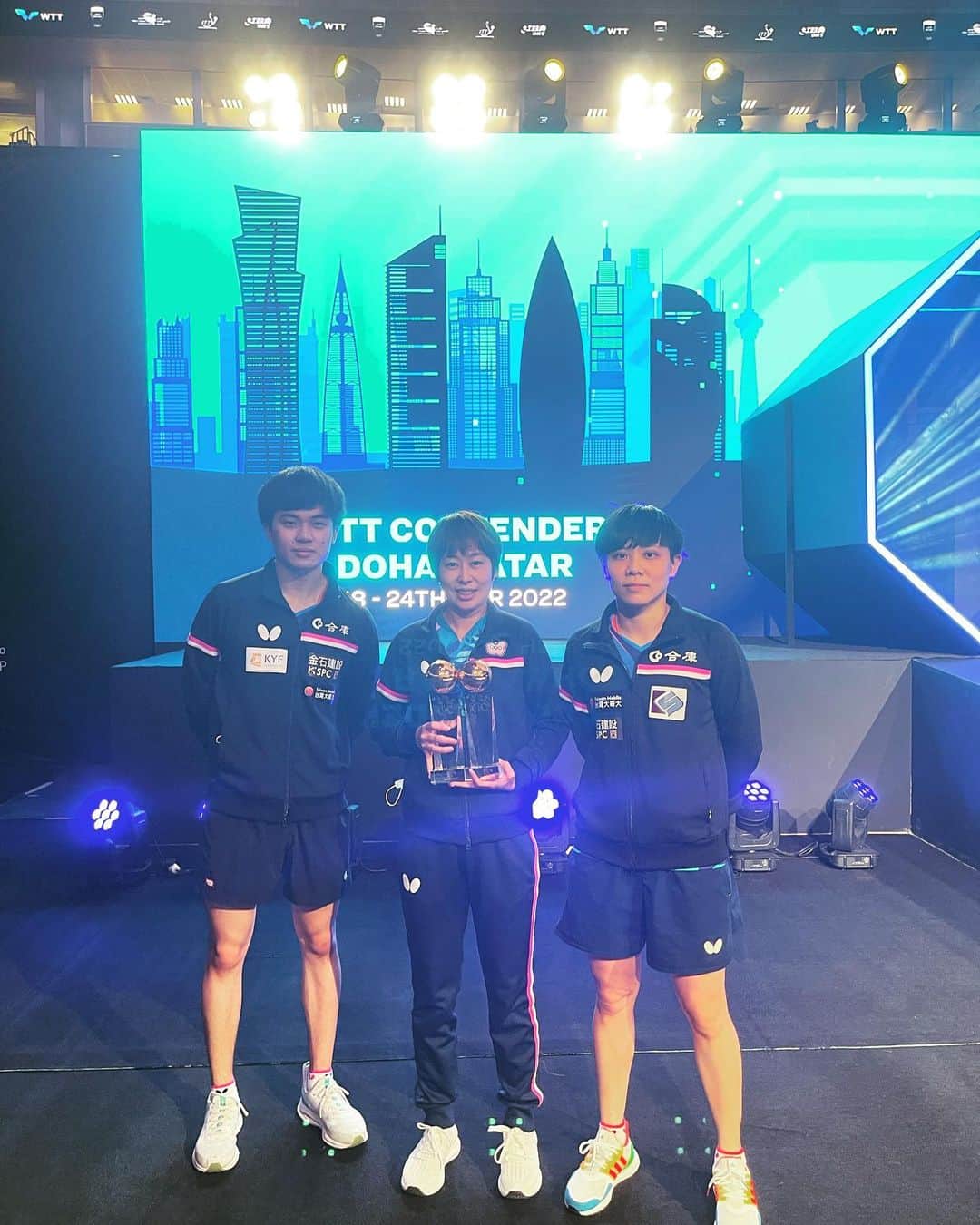 チョン・ジャーチーさんのインスタグラム写真 - (チョン・ジャーチーInstagram)「Oman-Singapore-Doha-Taiwan  WTT Events  #champion #silver #bronze #muscat #singapore #doha #tpe #wtt #tabletennis #lifeintaiwan」4月9日 14時17分 - jiaqi_zheng123