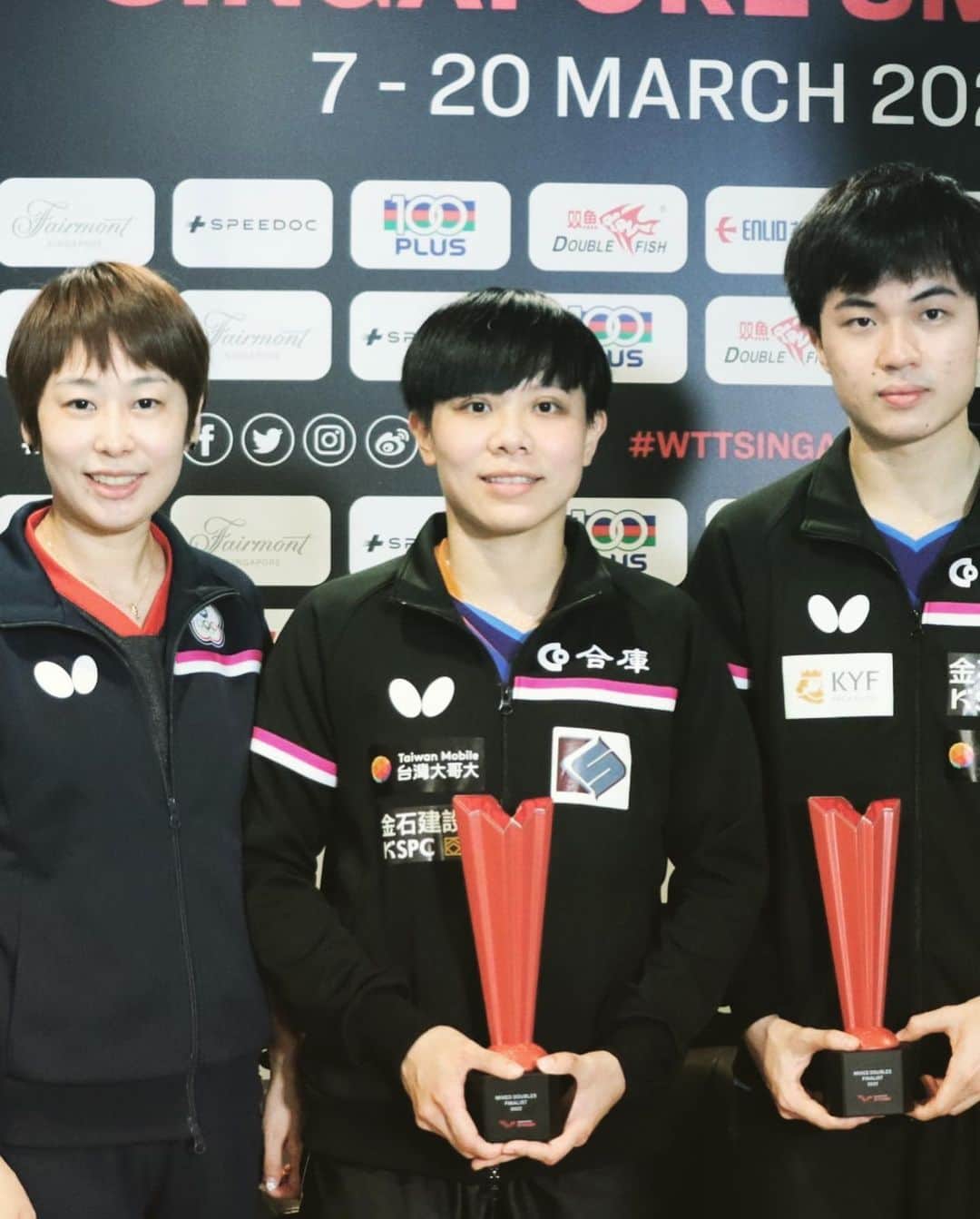 チョン・ジャーチーさんのインスタグラム写真 - (チョン・ジャーチーInstagram)「Oman-Singapore-Doha-Taiwan  WTT Events  #champion #silver #bronze #muscat #singapore #doha #tpe #wtt #tabletennis #lifeintaiwan」4月9日 14時17分 - jiaqi_zheng123