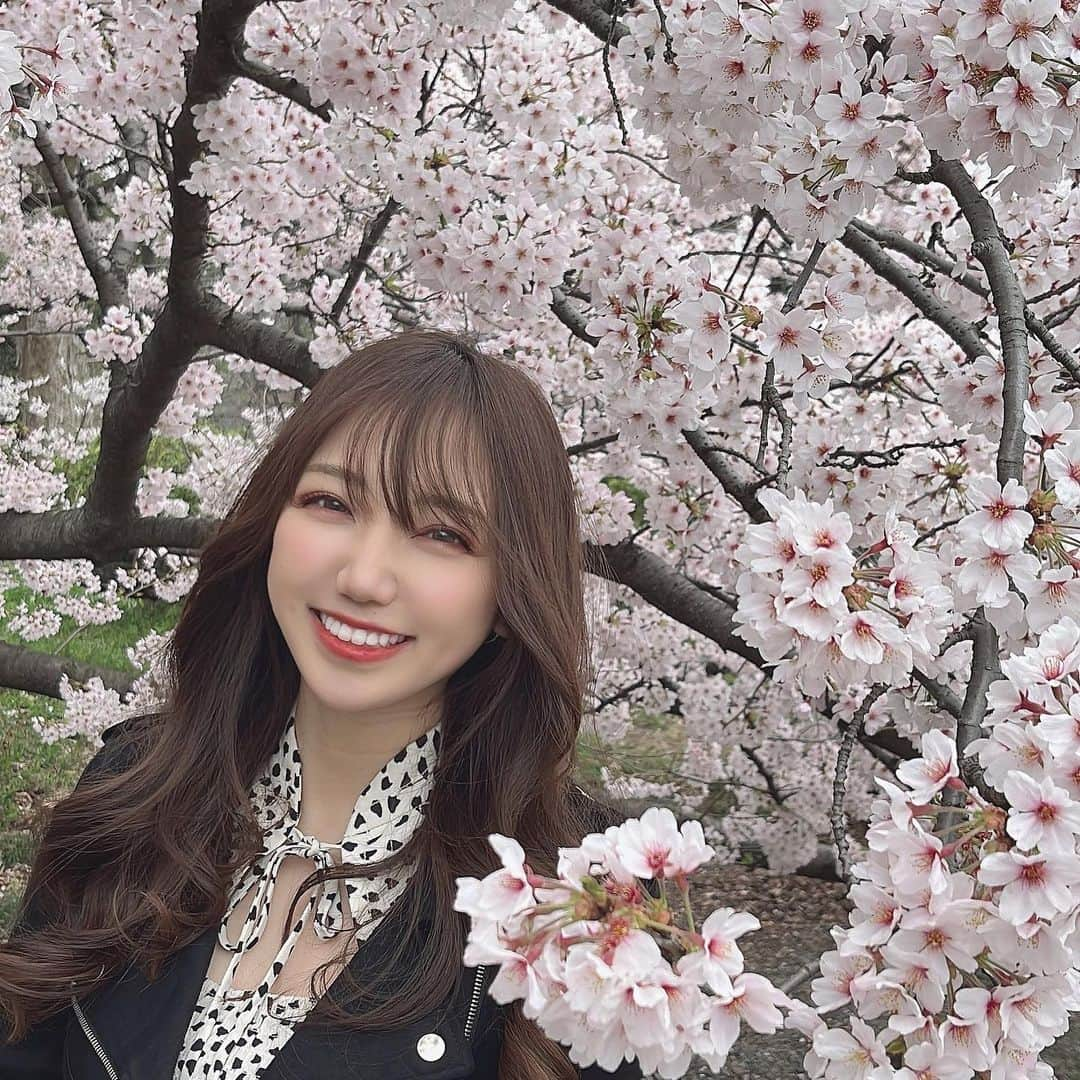 永瀬那奈さんのインスタグラム写真 - (永瀬那奈Instagram)「桜そろそろ散って来ちゃったね🌸 満開の時に見れて良かった🙆‍♀️ おななは小さい頃梅が身近だったから梅も好きだよ🥸💓  #新宿御苑 #桜 #お花見 #あったかく幸せ #花粉が辛い」4月9日 21時09分 - nananana915