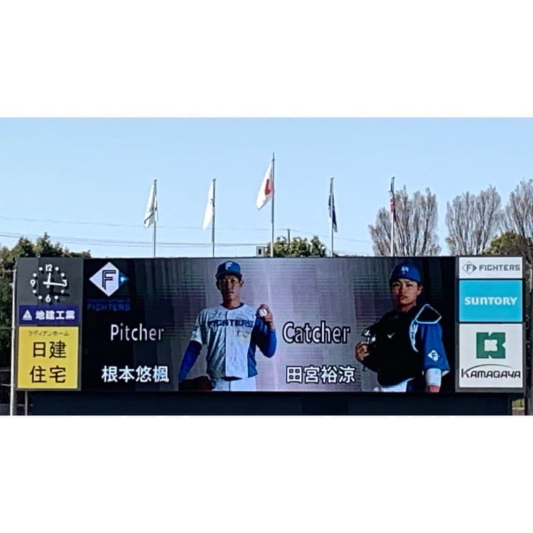 牧野真莉愛さんのインスタグラム写真 - (牧野真莉愛Instagram)「♡ ♡ ⚾️2022 イースタン・リーグ 公式戦⚾️ 北海道日本ハムファイターズVS.東京ヤクルトスワローズ 2022.4.10(日)🐻鎌ケ谷スタジアム 🎀 うちの試合行きました🐰応援❣️❣️❣️ LOVE❤️新庄 詳しくは“まりブロ”みてね ♡ ♡  #LOVE新庄 ❤️ #lovefighters 🐻🐻🐿🦊 @fighters_official  #北海道日本ハムファイターズ 💖 @frep_the_fox  #鎌ケ谷スタジアム 🐻💚 #モーニング娘22 #morningmusume22 #牧野真莉愛」4月10日 22時50分 - maria_makino.official