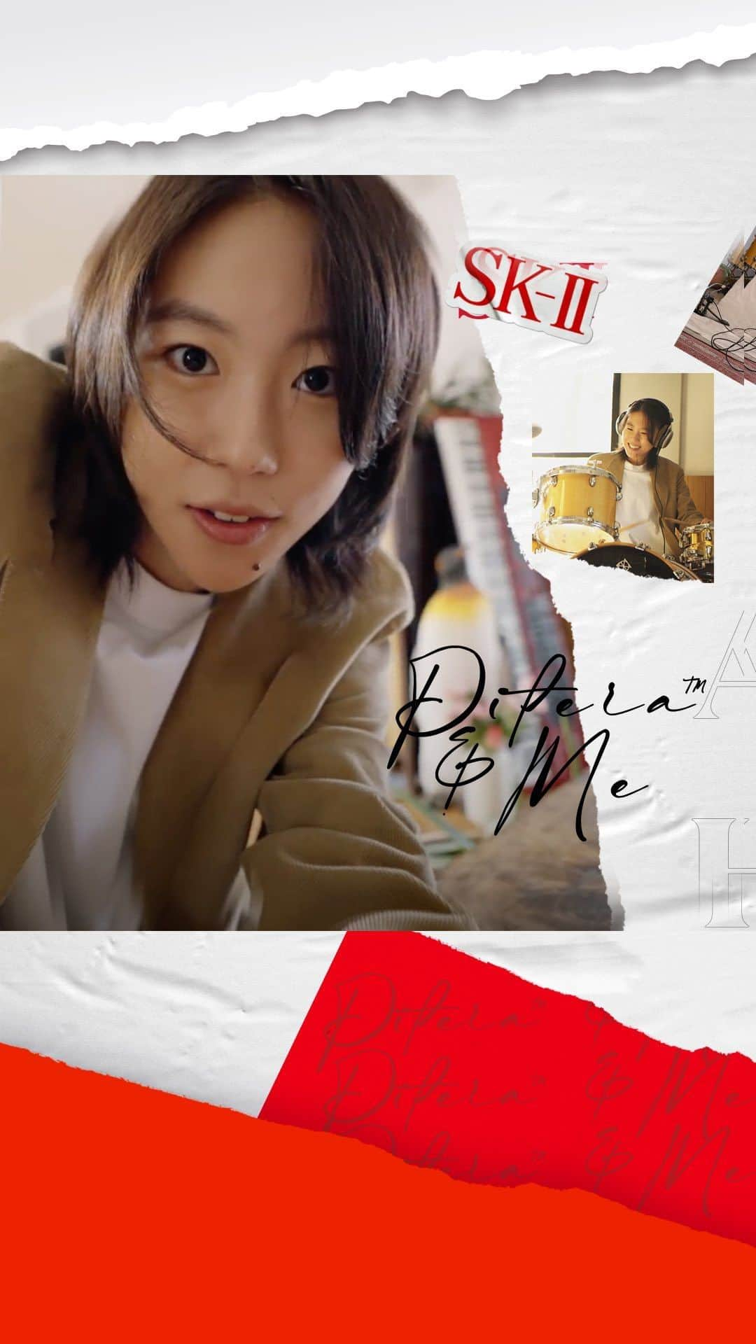 SK-II's Official Instagramのインスタグラム：「Leah Dou’s episode of #PITERAandME is LIVE 🥳  Peek into a day of her life in the cosy SK-II cabin. No script. No staff. Just her taking a moment to unwind and recharge with PITERA™ Essence.  Show @grey_waters some ❤️ and share her episode with your friends!」