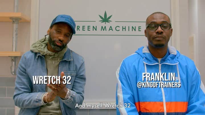 WRETCH 32のインスタグラム：「🚨 ANNOUNCEMENT🚨   ITS @GREENMACHINESHOREDITCH 1ST BIRTHDAY 🎉🎂🥳  Yes it’s been one year already that I teamed with Franklin aka @KingOfTrainers and friends to open @GreenMachineShoreditch at📍Unit 9 @Boxpark Shoreditch.  But to celebrate our 1st Birthday we are doing something different…  WE ARE OPENING A NEW STORE🔥🔥🔥🔥🔥  @greenmachinecrouchend at 📍48 Crouch End Hill, London N8 8AA.   Our 8th store in the Green Machine Chain.   Angel, Blackheath, Cheshunt, Greenwhich, Jersey, Shoreditch, Southgate & now Chrouchend  We are inviting you all to come down to our opening on #420, that’s Wednesday 20th April 2022 from 8:30am to 6:00pm 📈📈📈  If you can’t make it down next Wednesday the opening hours are  Monday To Sunday at 8:30am To 6:00pm (Open hours may vary once opened)   Please follow @greenmachinecrouchend because next week Wednesday we will pick a follower at random and give them a special goodie bag selected by us for FREE.  We would love to see you down there next Wednesday, who knows you may see us working behind the till. 🤷🏿‍♂️🤝🏿  Thank you all for your support over this past year, the whole Green Machine family appreciate it💚  🎥 @saoudkhalaf_   #greenmachinecrouchend」