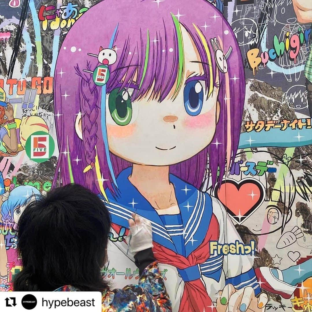 Mr.さんのインスタグラム写真 - (Mr.Instagram)「Thank you so much‼️ #Repost @hypebeast with @make_repost ・・・ @hypeart: For our latest installment of Studio Visits, we connected with @takashipom's protégé @misteryanen. Mr. is known for his neo-pop paintings, sculptures, and installations that continue to popularize the “otaku” subculture, connecting its anime and manga-inspired aesthetics across the realms of pop culture and the international art world. Hit the link in bio to read the full interview. ⁠ Photo: Daniel Kukla」4月11日 16時51分 - misteryanen